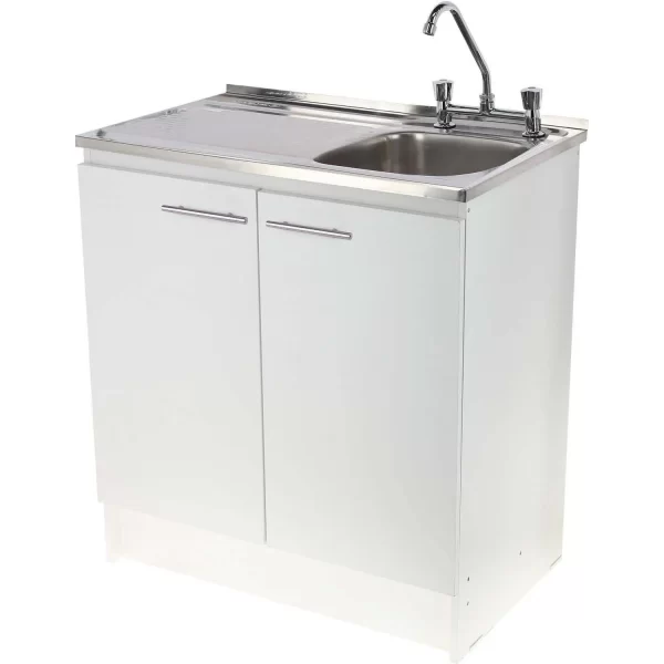 LAVAPLATO+ MUEBLE+GRIFERIA 80 CM DERECHO/IZQUIERDO KHOR