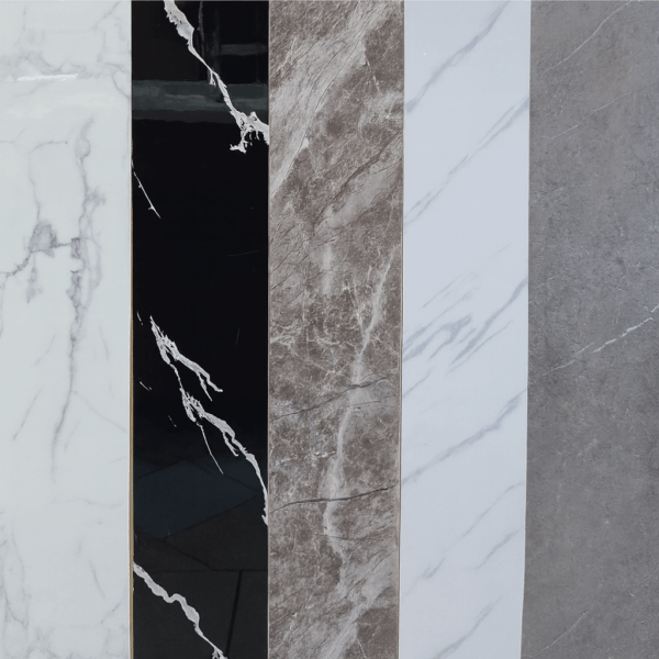 PLANCHA PVC 1,22x2,44mt 3mm MARMOL WHITE/BLACK/DARK GRAY/WHILE LINE/ GRAY